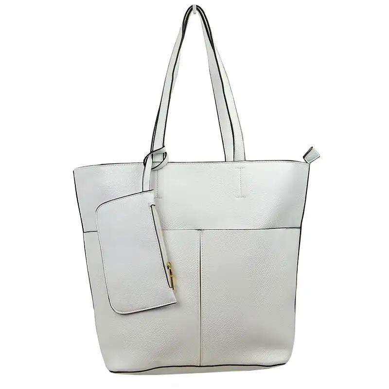 Vegan Leather Soft Tote Bag