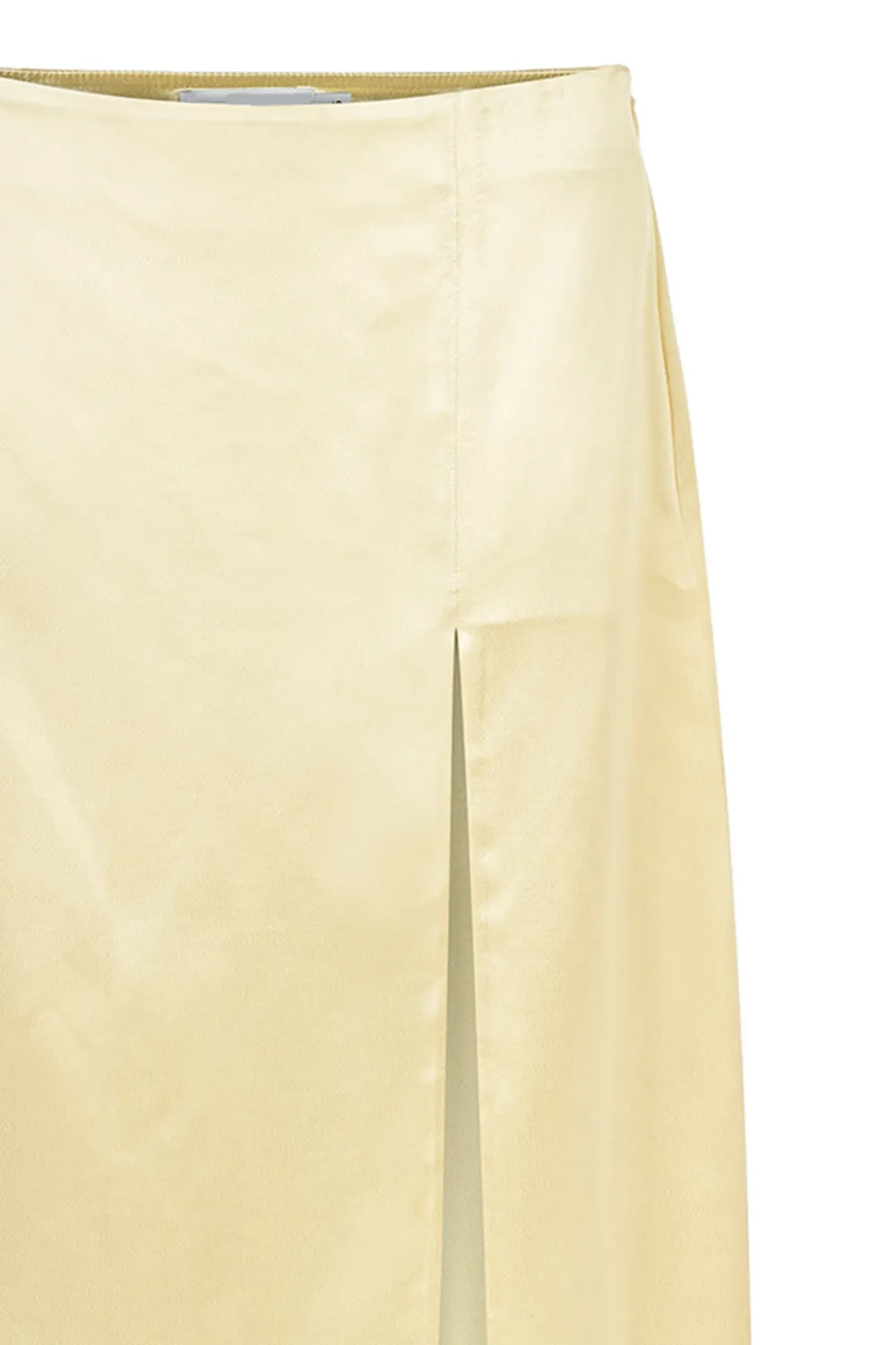 High Slit Skirt-Champagne