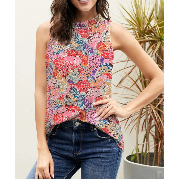 Mock Neck Tank Top