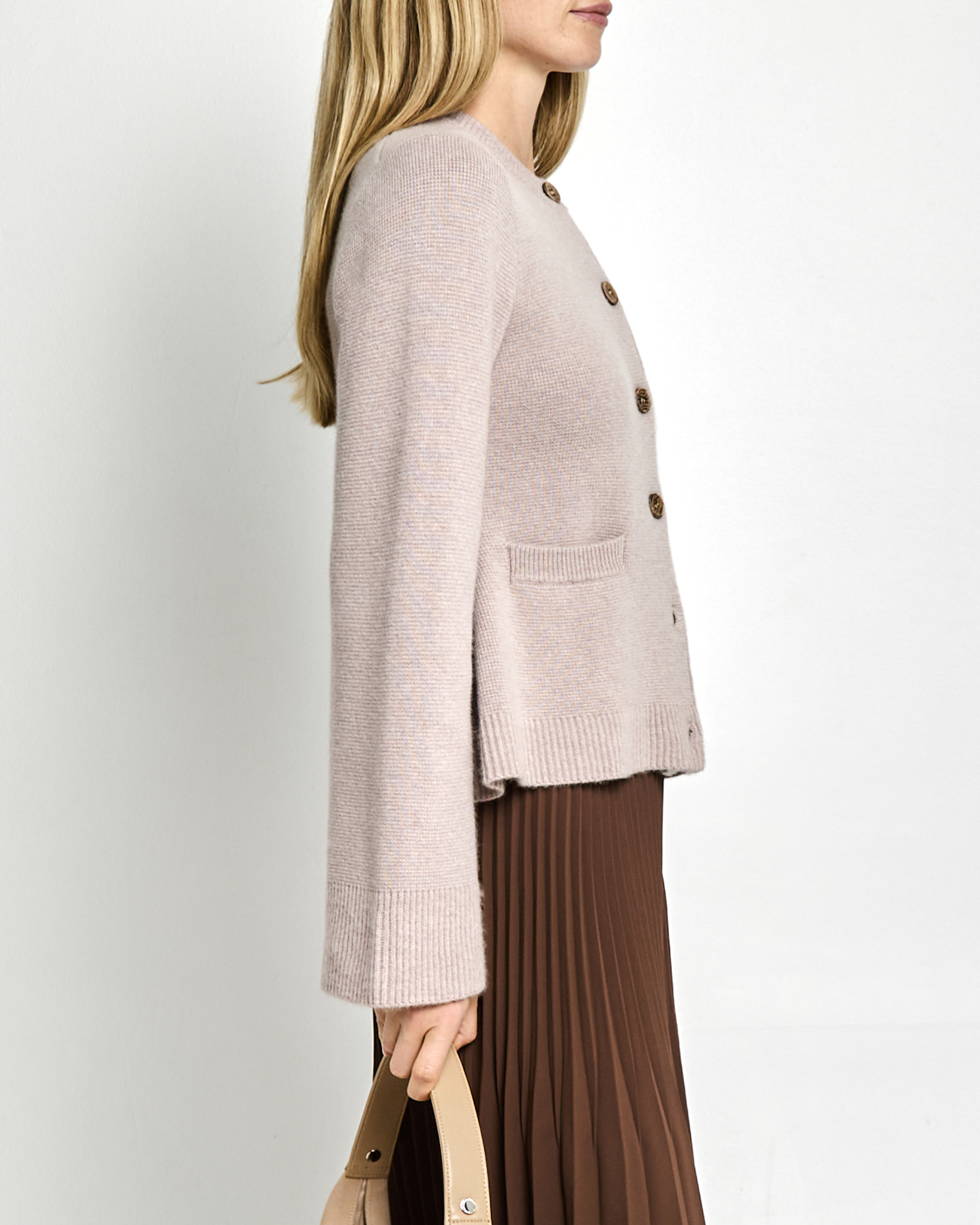 Averie Wool-Cashmere Cardigan