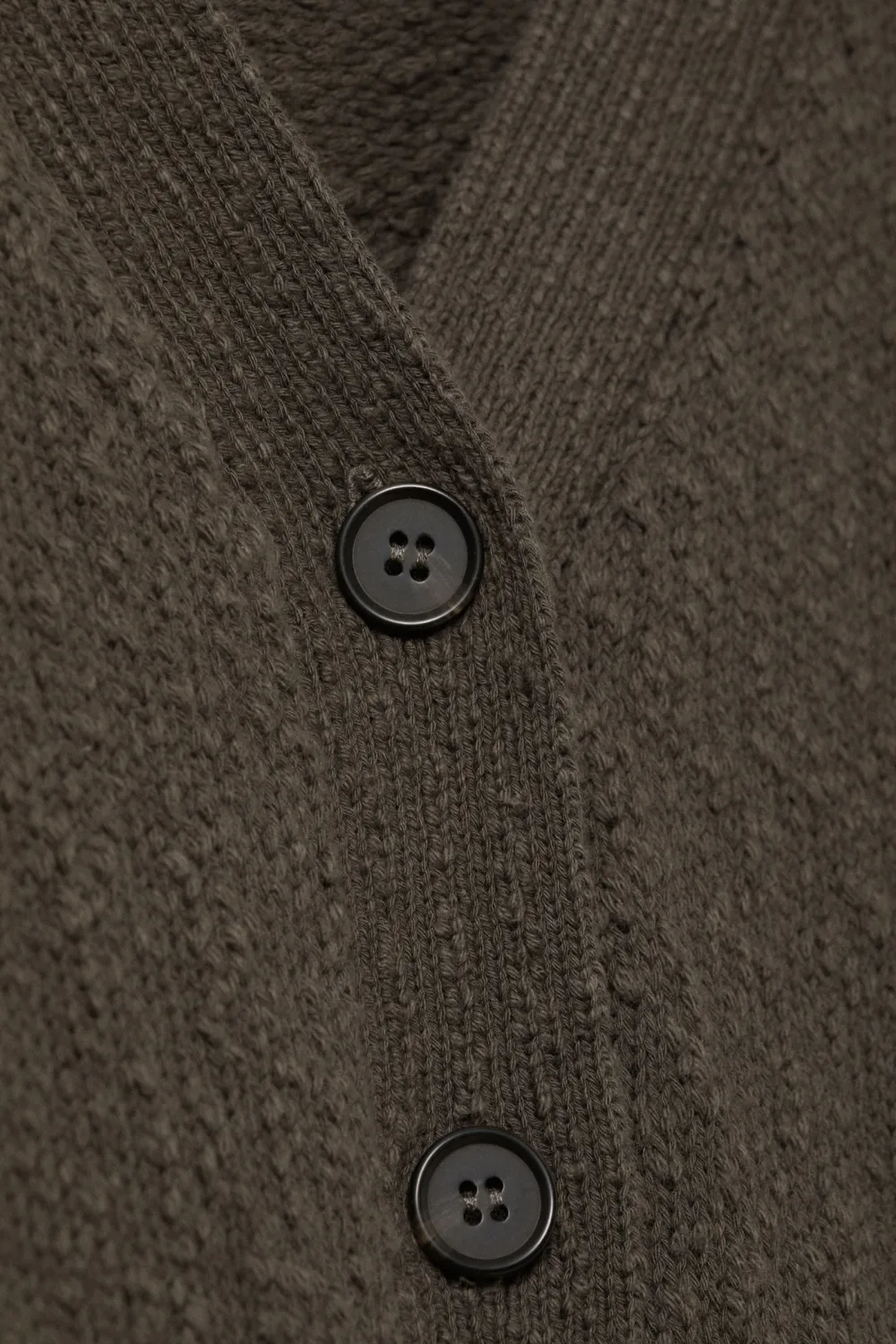V-Neck Drop Shoulder Cardigan