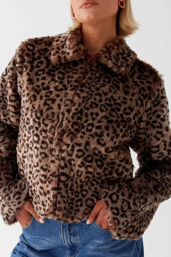 Fur Jacket - Leopard