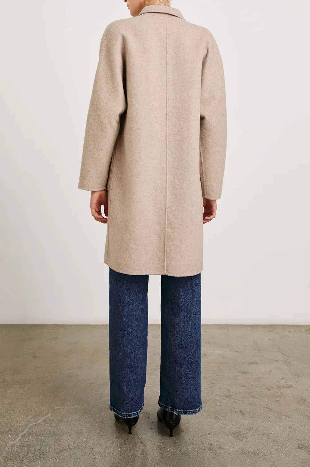 Beige Simple And Warm Women's Coat