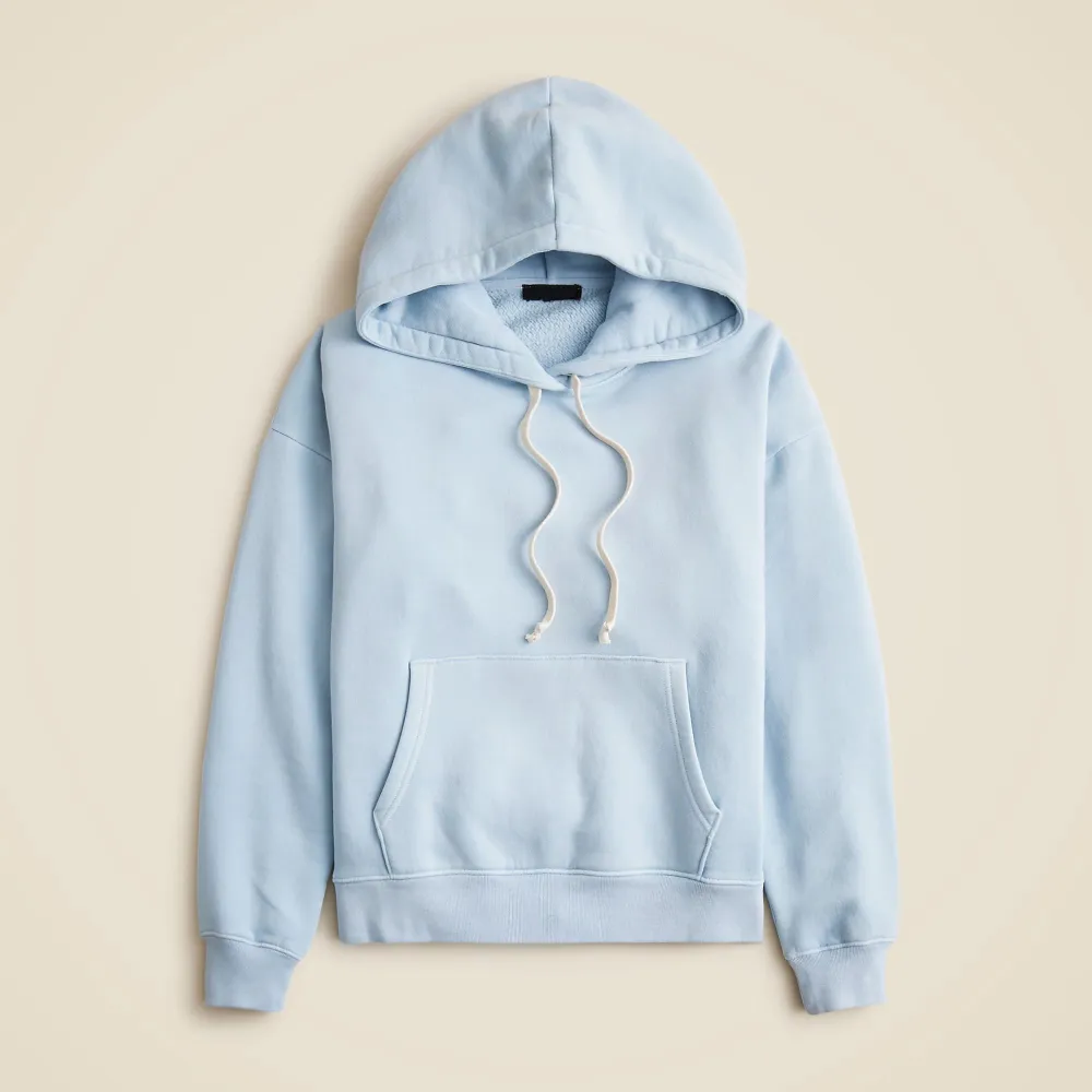 Plain fleece hoodie
