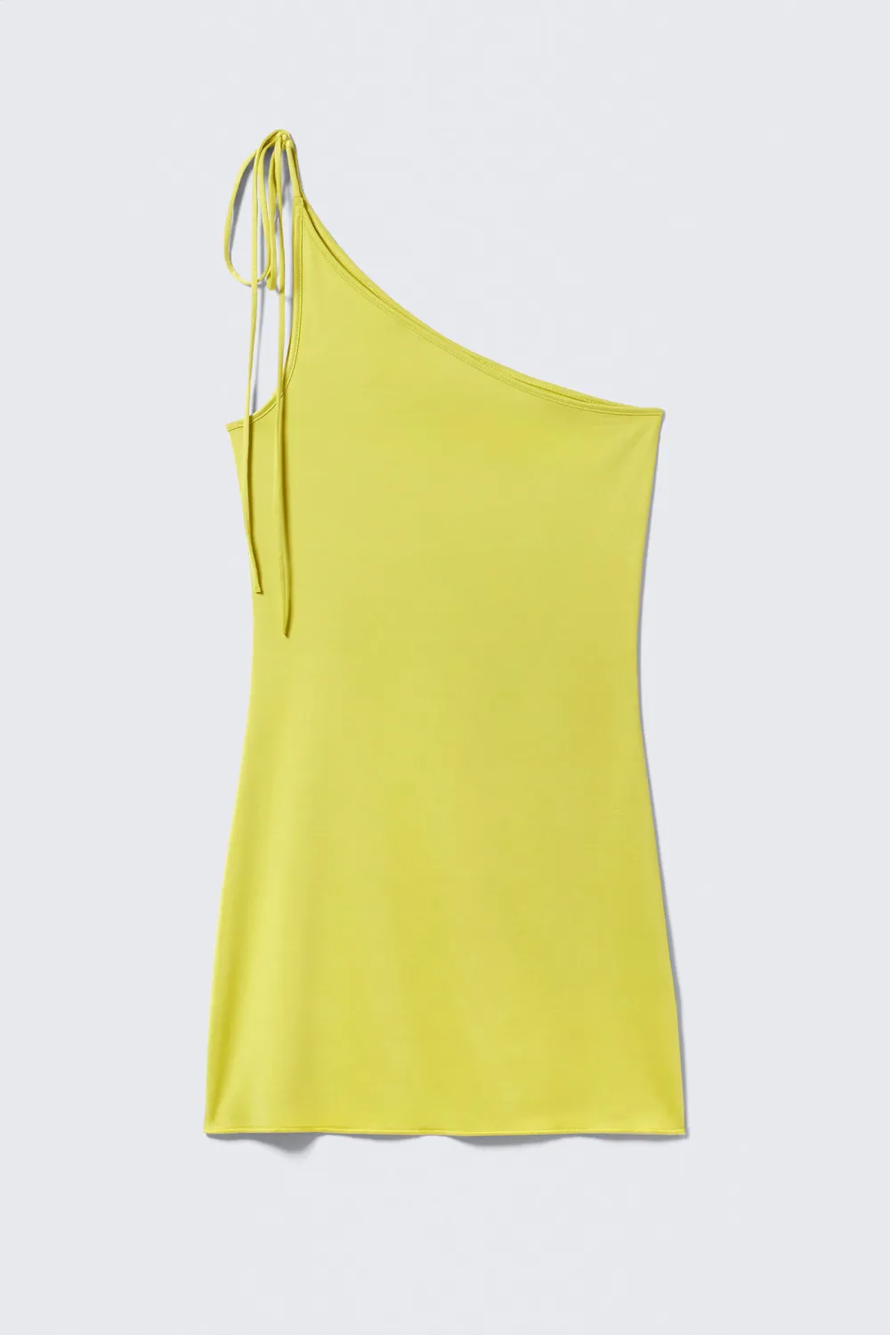 Tie One Shoulder Sleeveless Dress