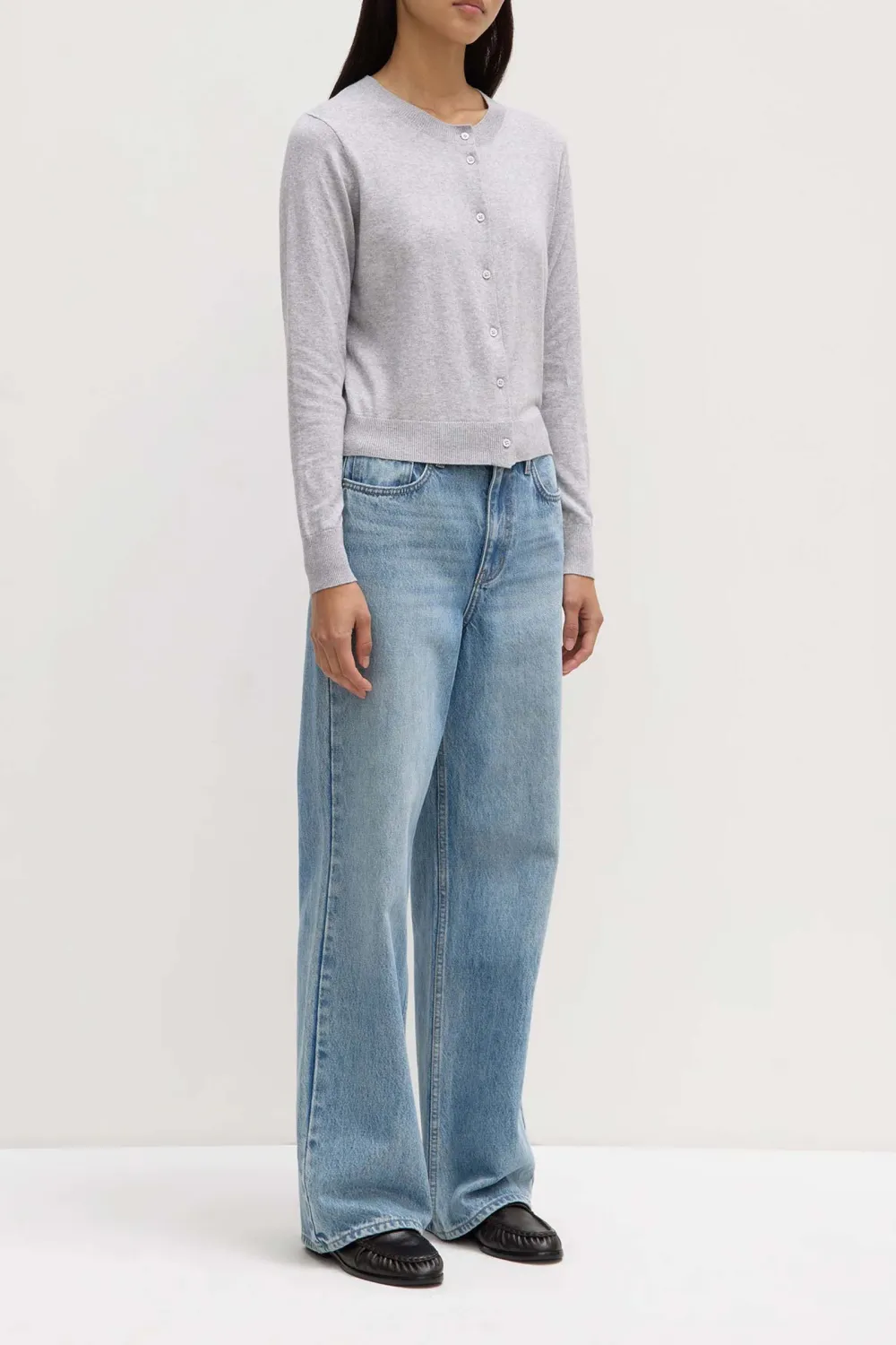 Slim Fit Long Sleeved Cashmere Sweater