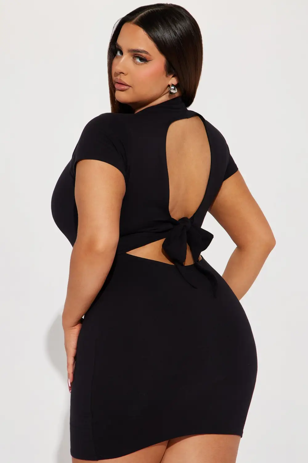 No Thank You Mini Dress - Black