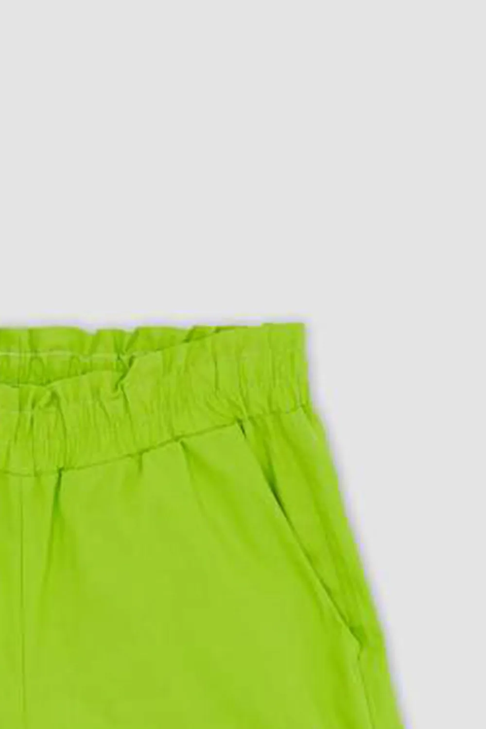 Paperbag Fit Mini Shorts
