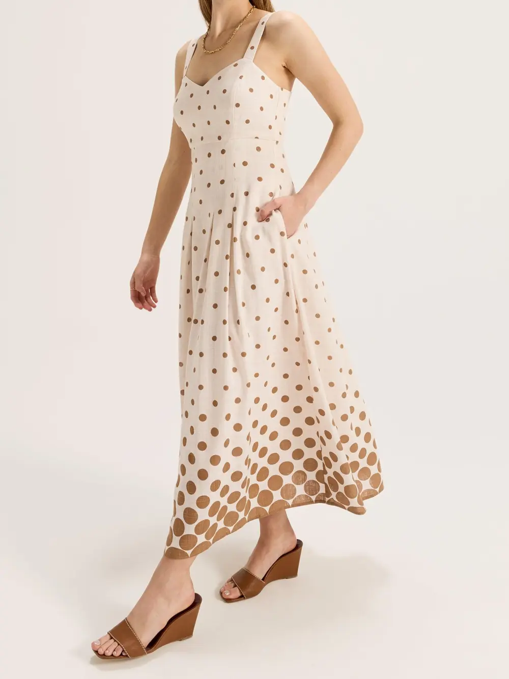Billie Spot Sundress