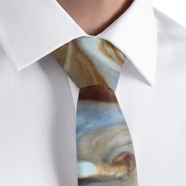 Refined Space Pattern Necktie