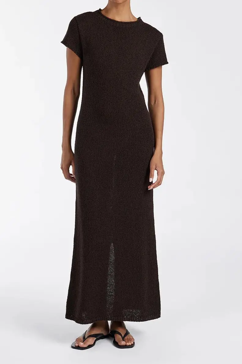 BITTER KNIT MIDI DRESS