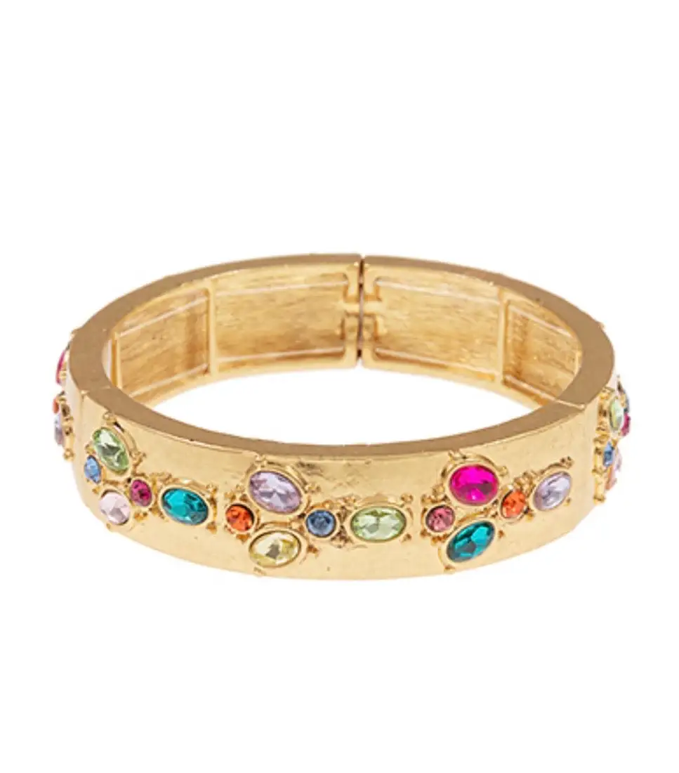 Crusted Jewel Bracelet