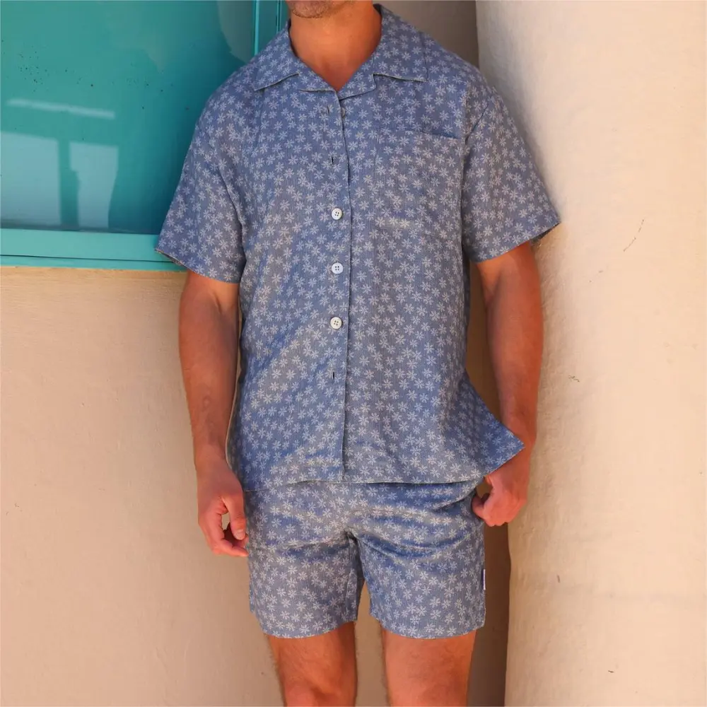 Oversized Linen Shirt - Daisy Denim