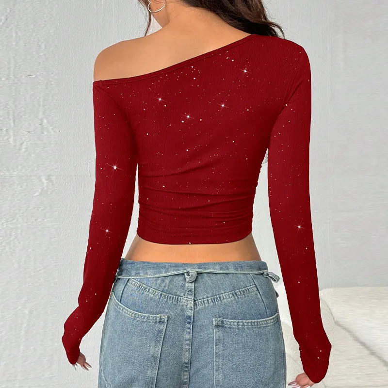 Slim Fit Stretch Long Sleeve Tee