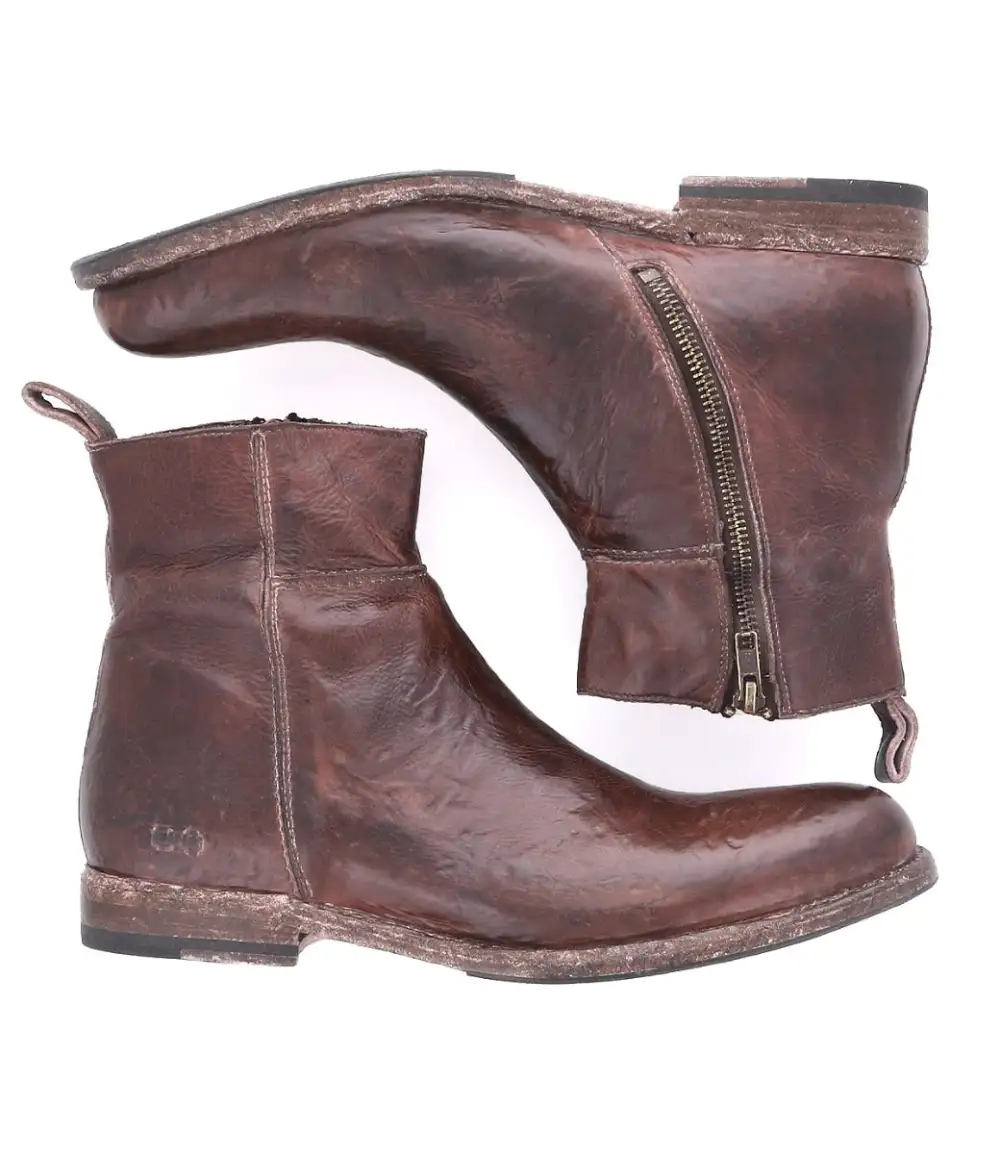 Low-Top Leather Heritage Ankle Boots