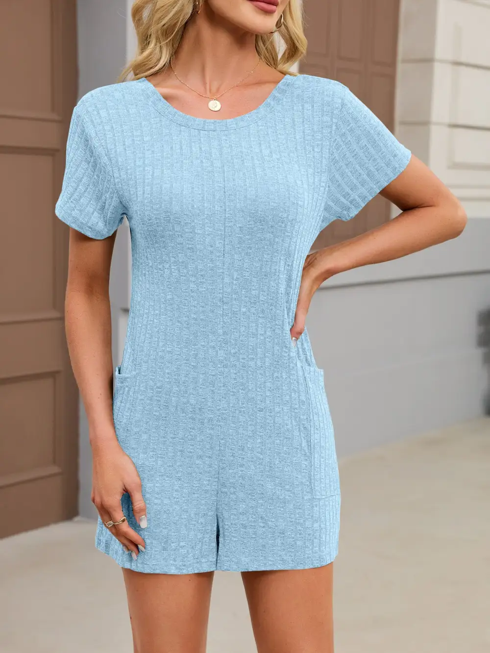 Everyday Knit Ribbed Romper