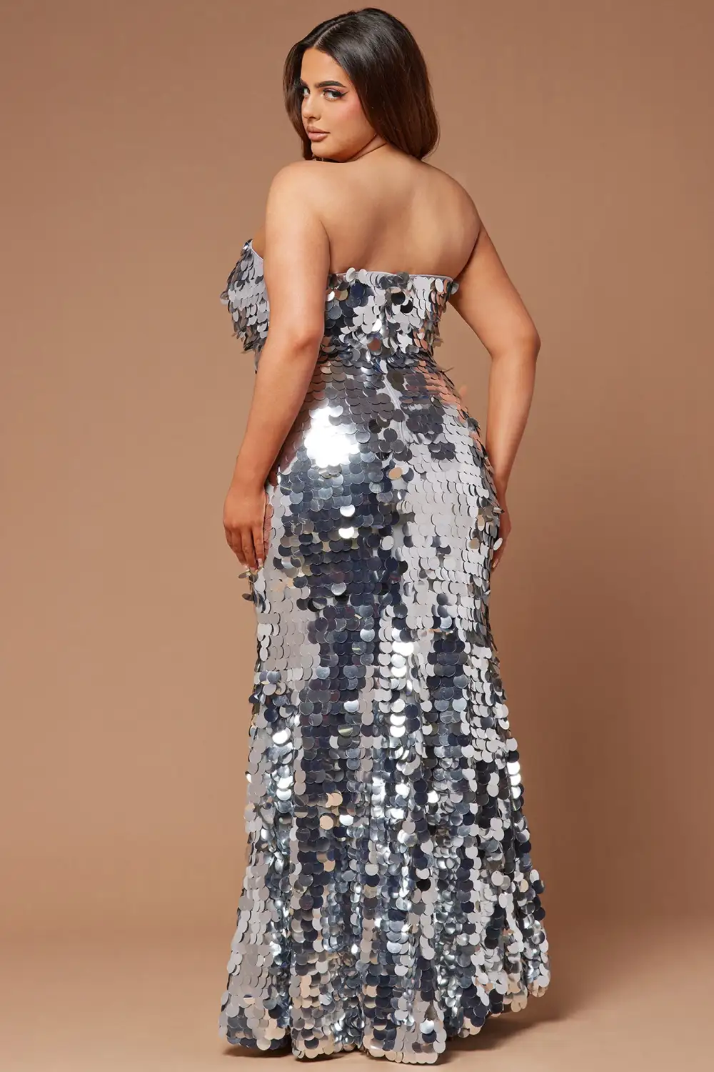 Aria Payette Gown - Silver