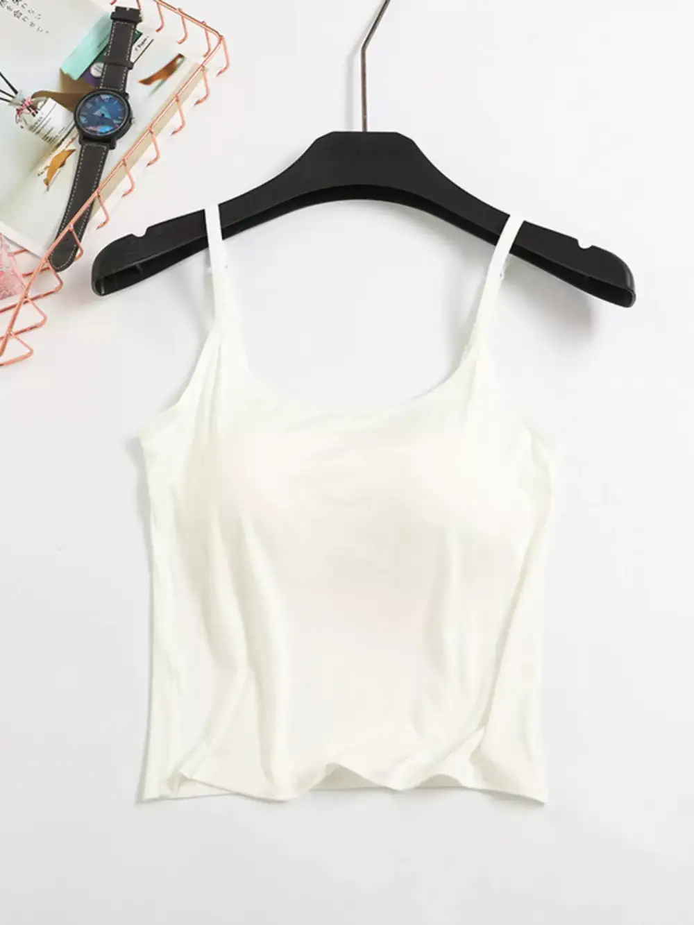 Modal Adjustable Strap Padded Cami and Shorts Set
