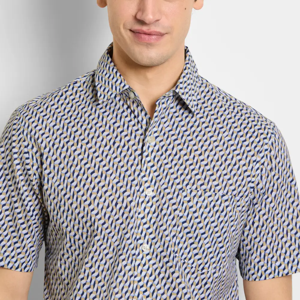 Trail Print Short Sleeve Shirt
