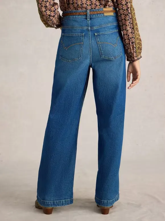 Full Length Wide Leg Jean