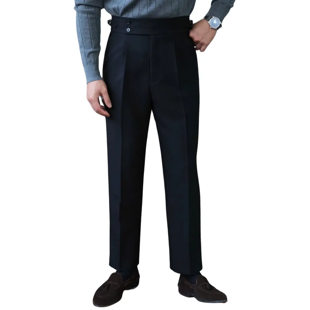 Smart Elastic Side Tab Trousers