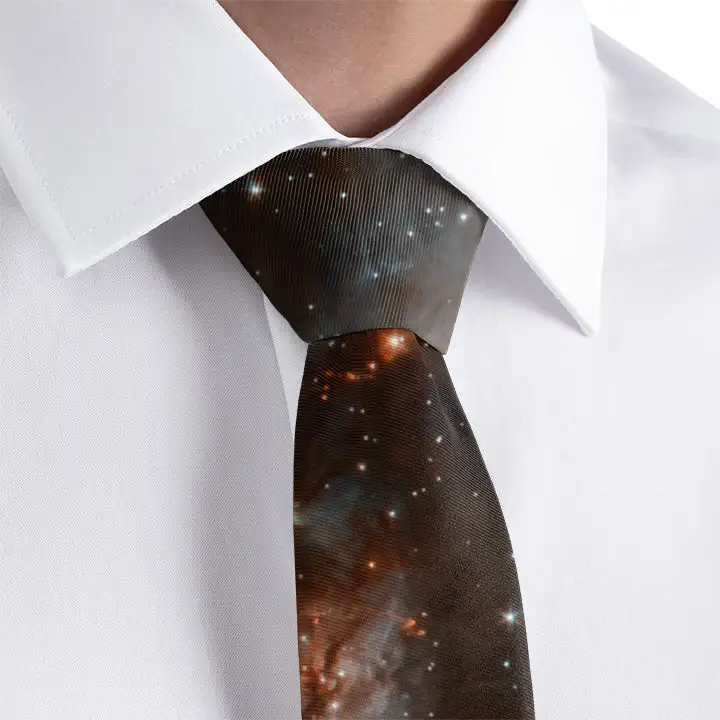 Refined Space Motif Necktie