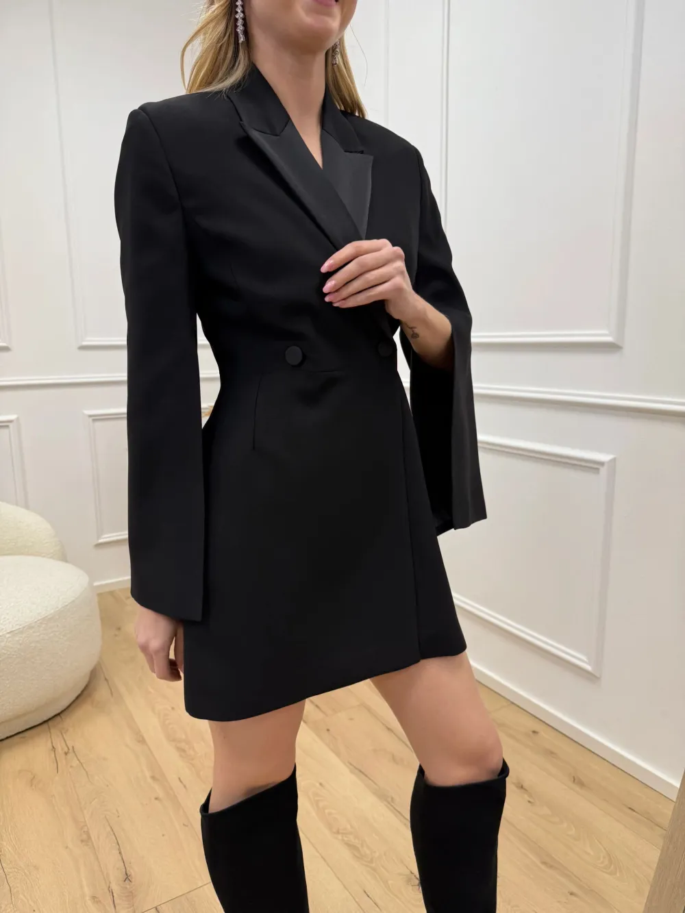 Mini Satin Layering Jacket