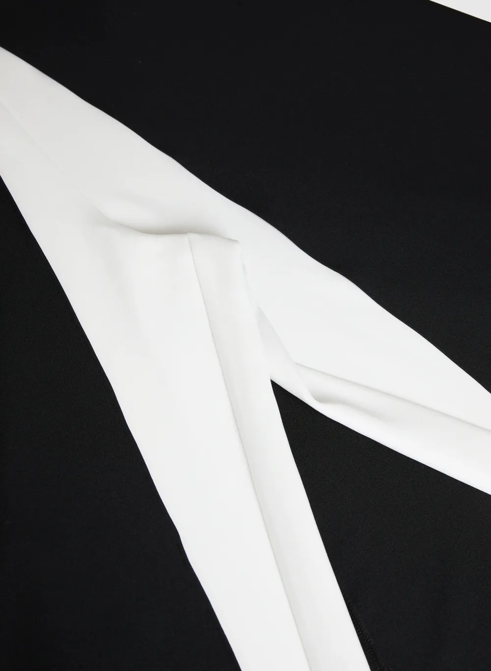 Black And White Loose-Fit Jumpsuit