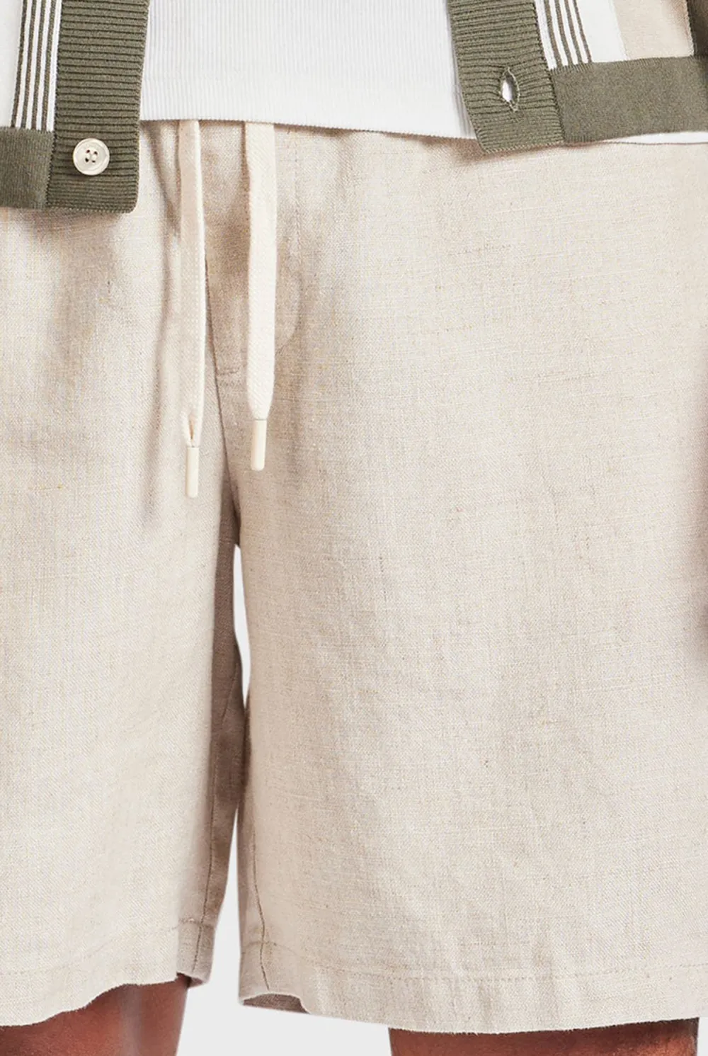 Jeff Linen Short-Oatmeal