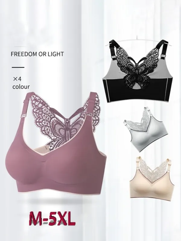 Woman Breathable Comfortable Butterfly Seamless Bra