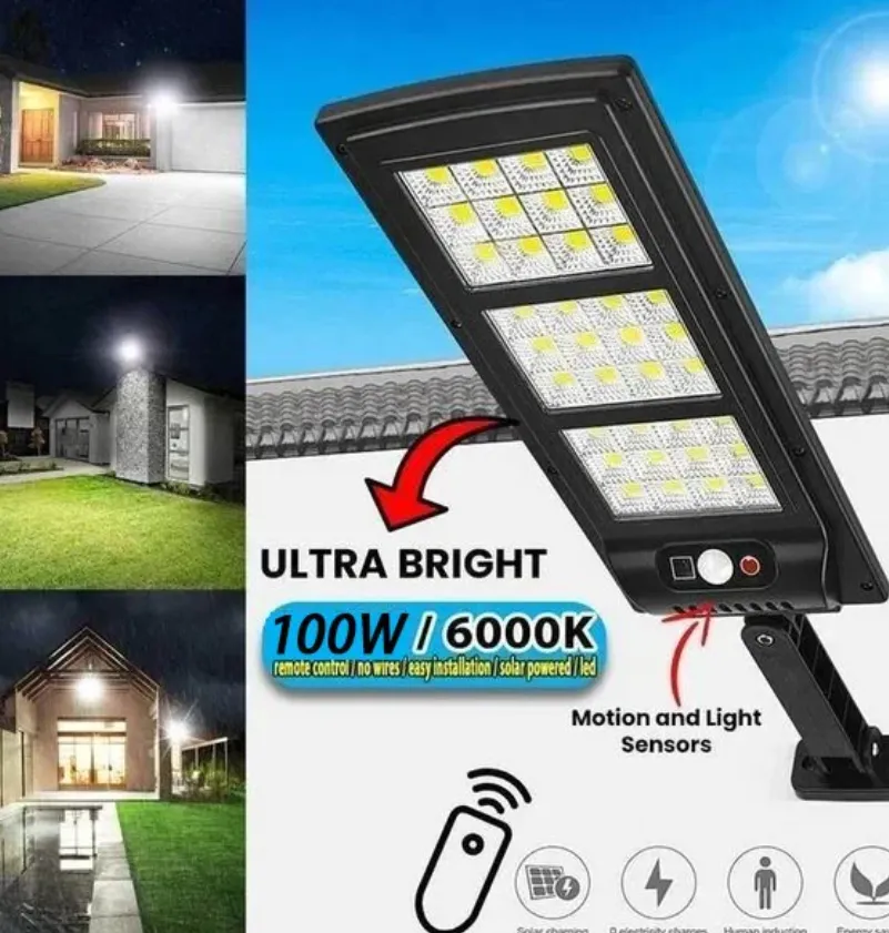 🌟 SOLAR LED LAMP 6000K