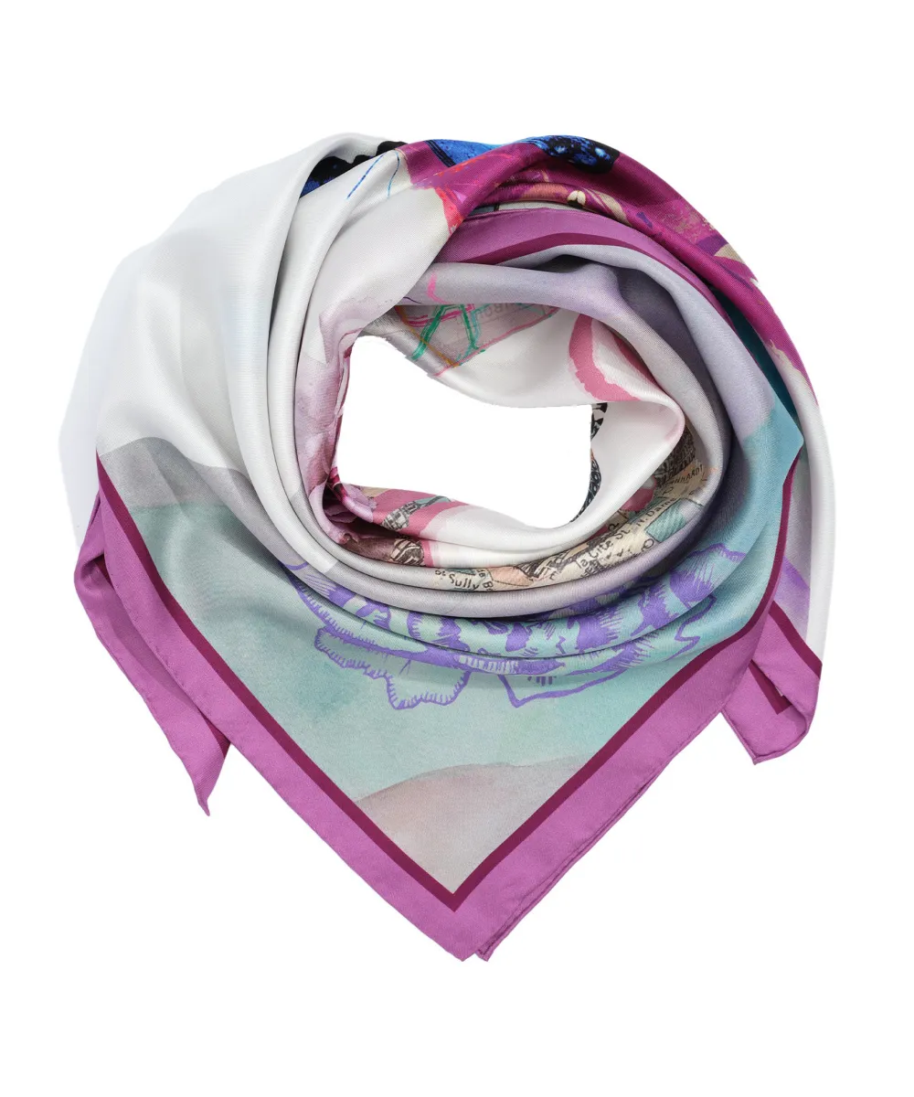 Multicolor Casual Style Square Scar