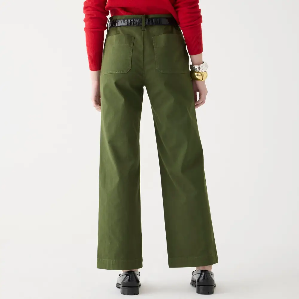 Sailor Slim Wide-Leg Chino Pants