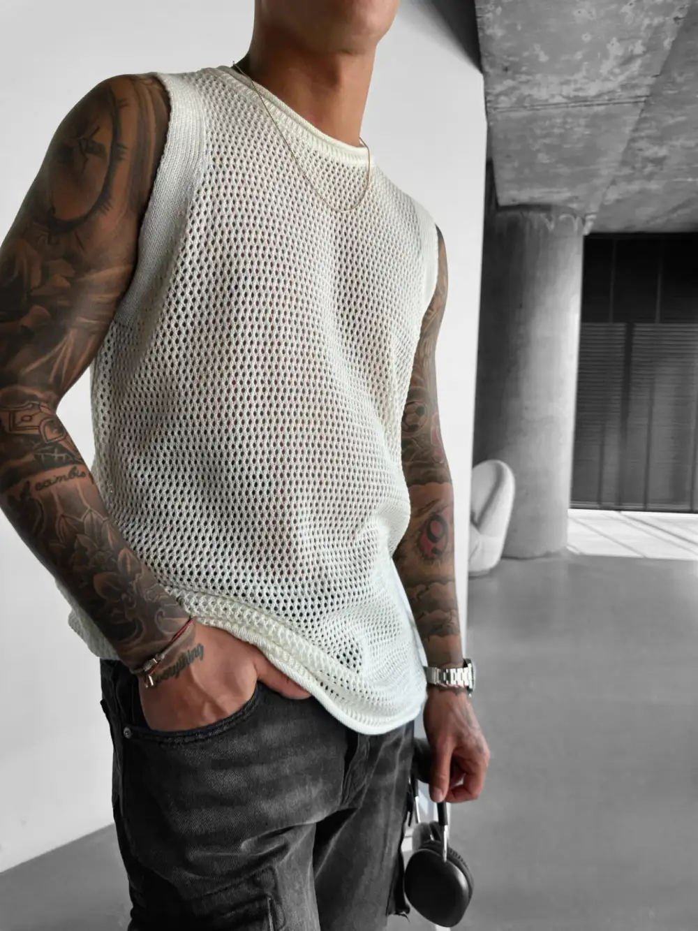 Weekend Relaxed Textured Tank Top