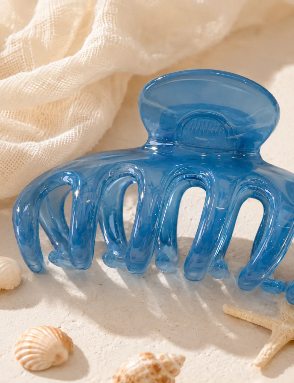 Glossy Translucent Hair Hair Claw Clip Series
