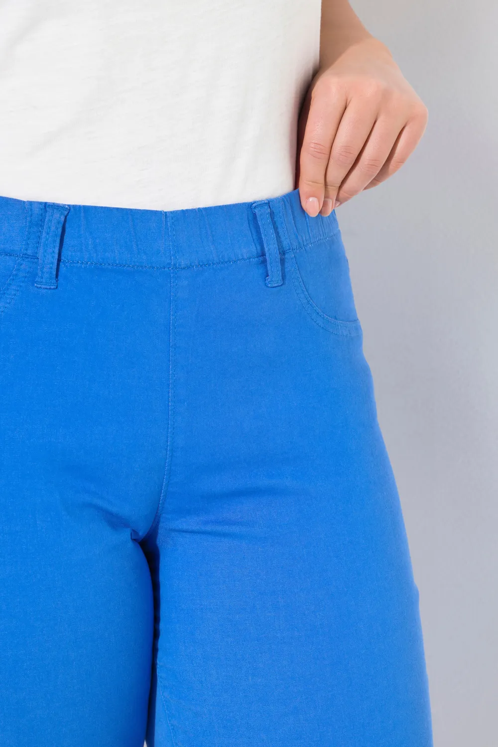 Solid Color Bell Bottom Jeans