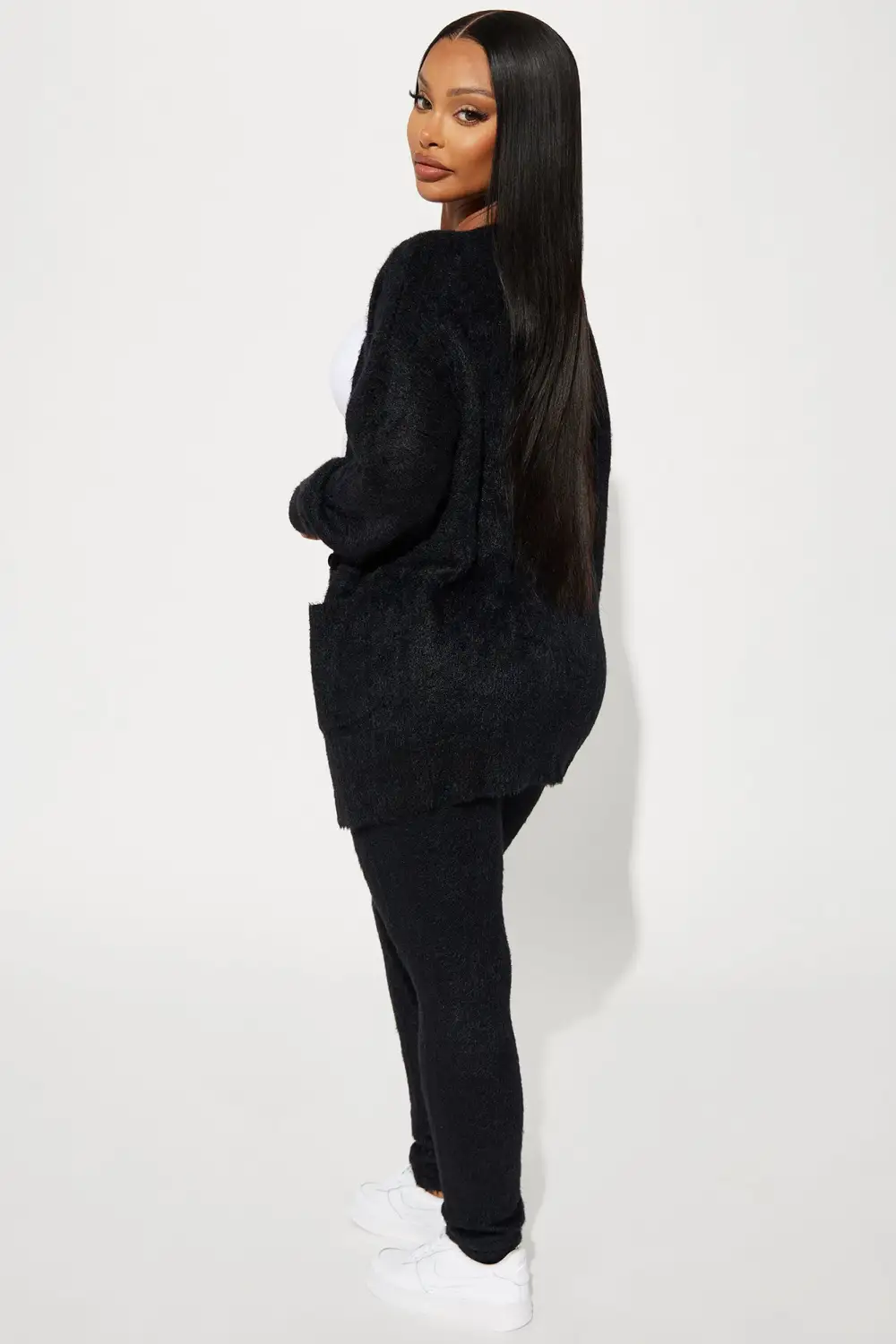 Lola Sweater Legging Set - Black