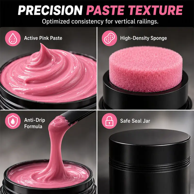 Railing Rust Stain Cleaner Paste