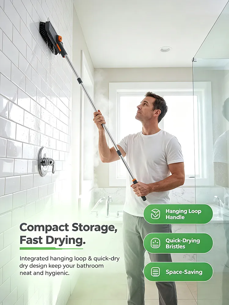V-shaped floor brush