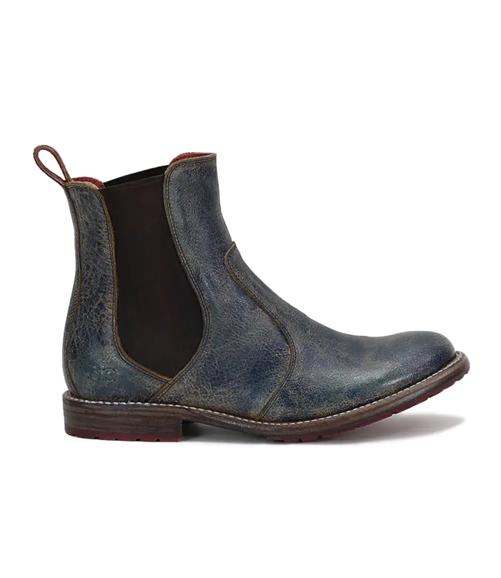 Slip-On Distressed Chelsea Boots