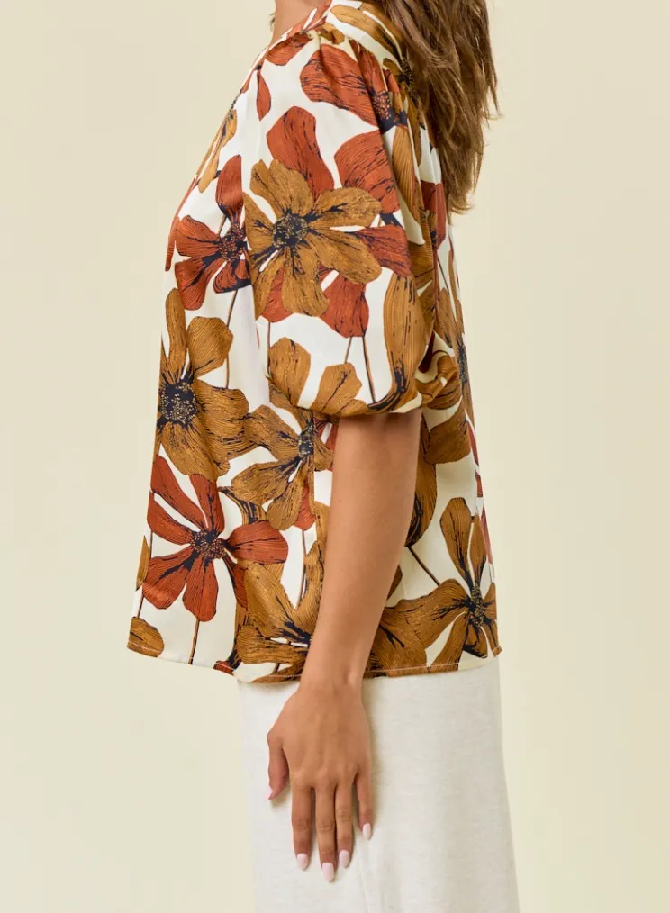 Floral Blouse Top