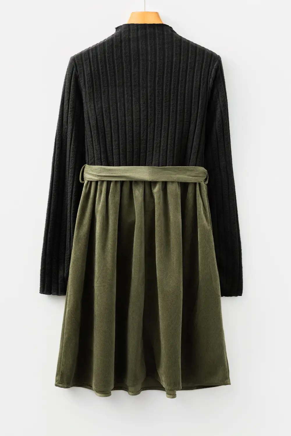 Sleek Fitted Flared Dress