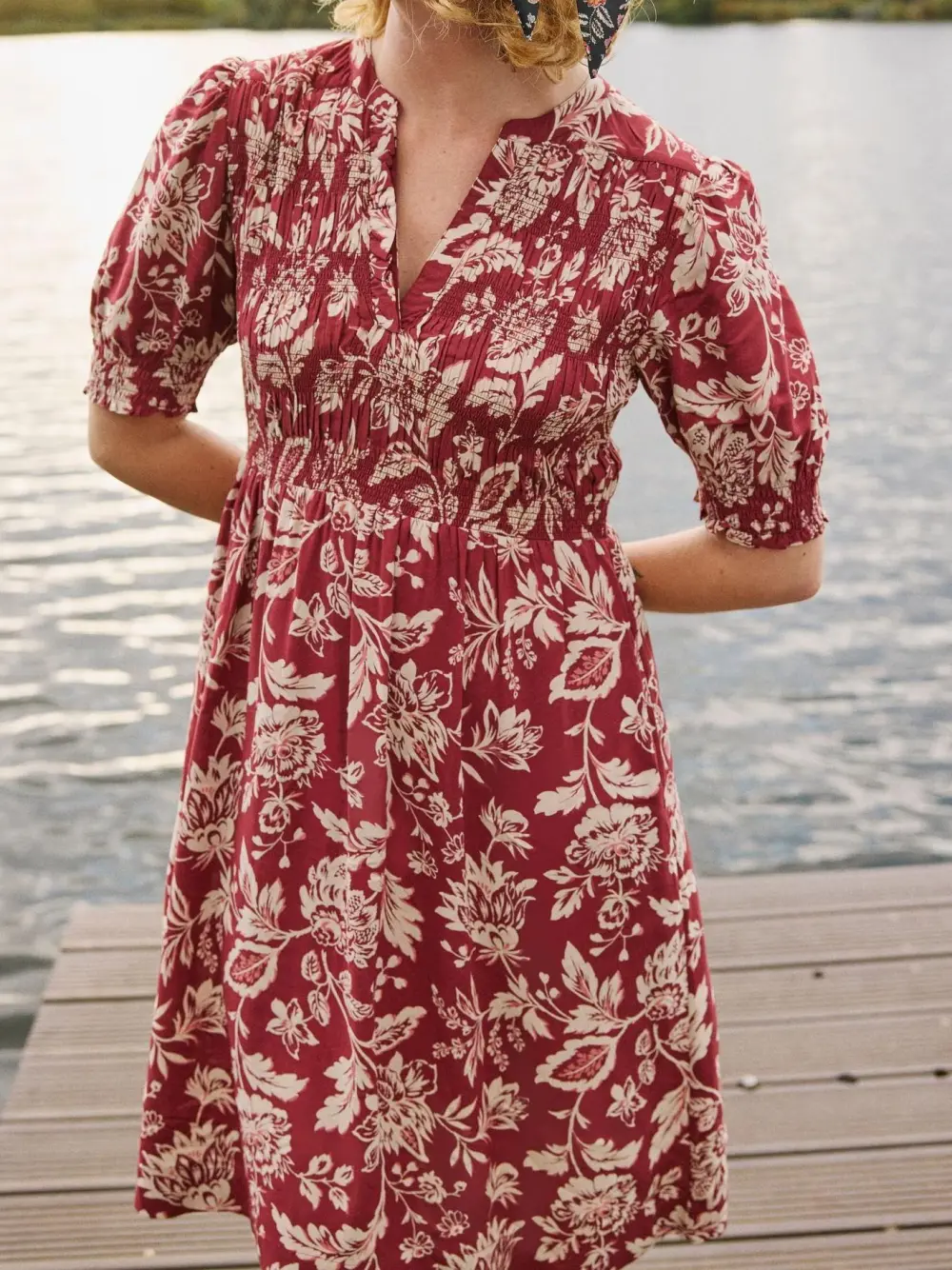 Burgundy Red Juniper Dress