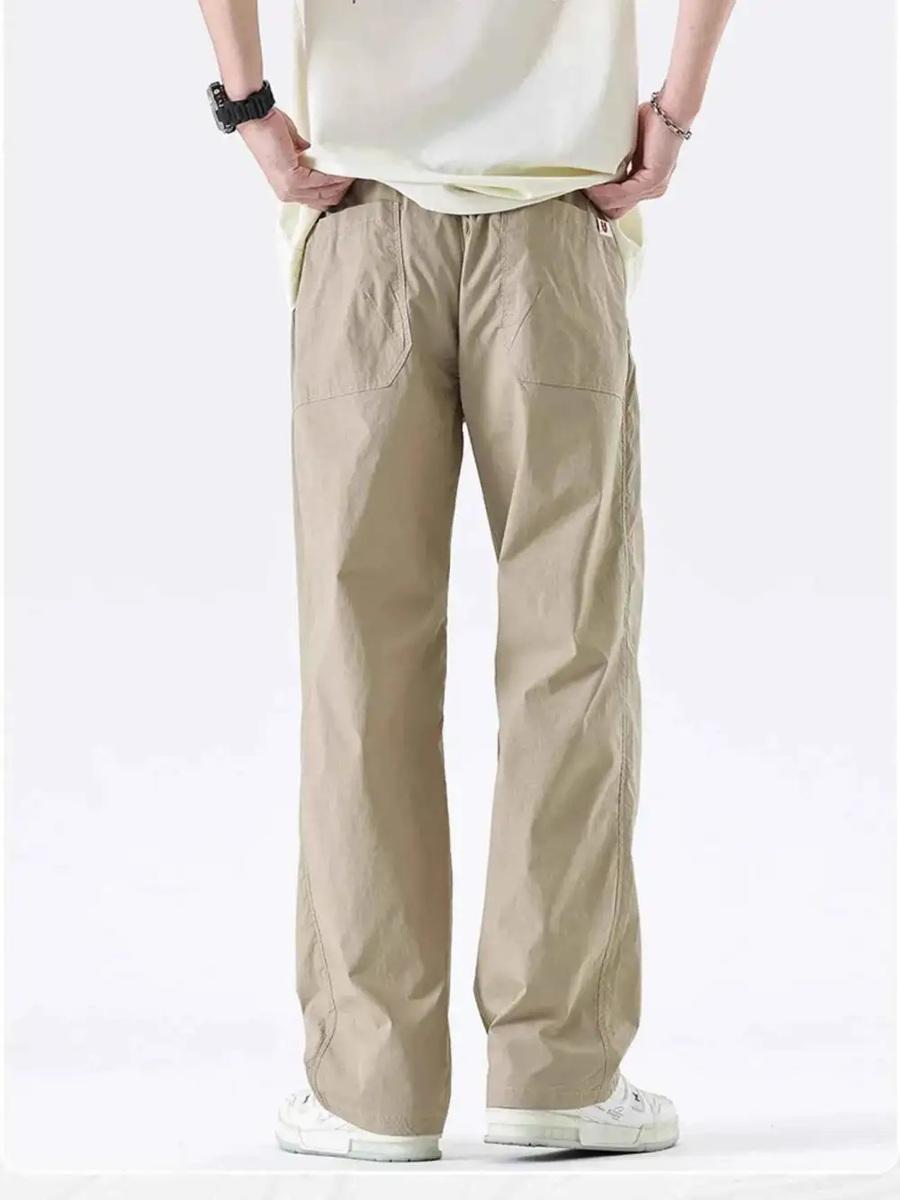Wide-Leg Relaxed Fit Pants