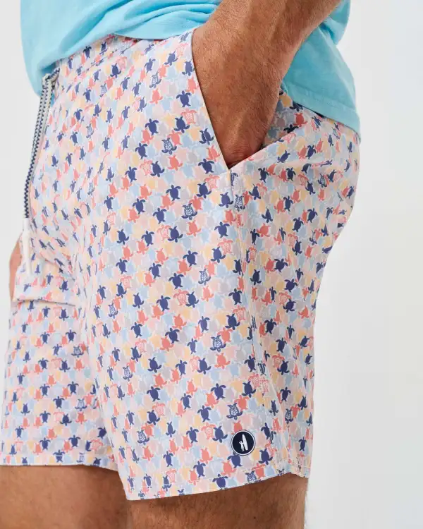 Easy Wear Elastic Waist Swim Shorts