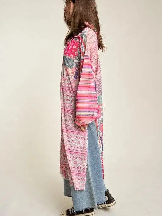 Walking on Sunshine and Pink Pathways Mesh Cover Up