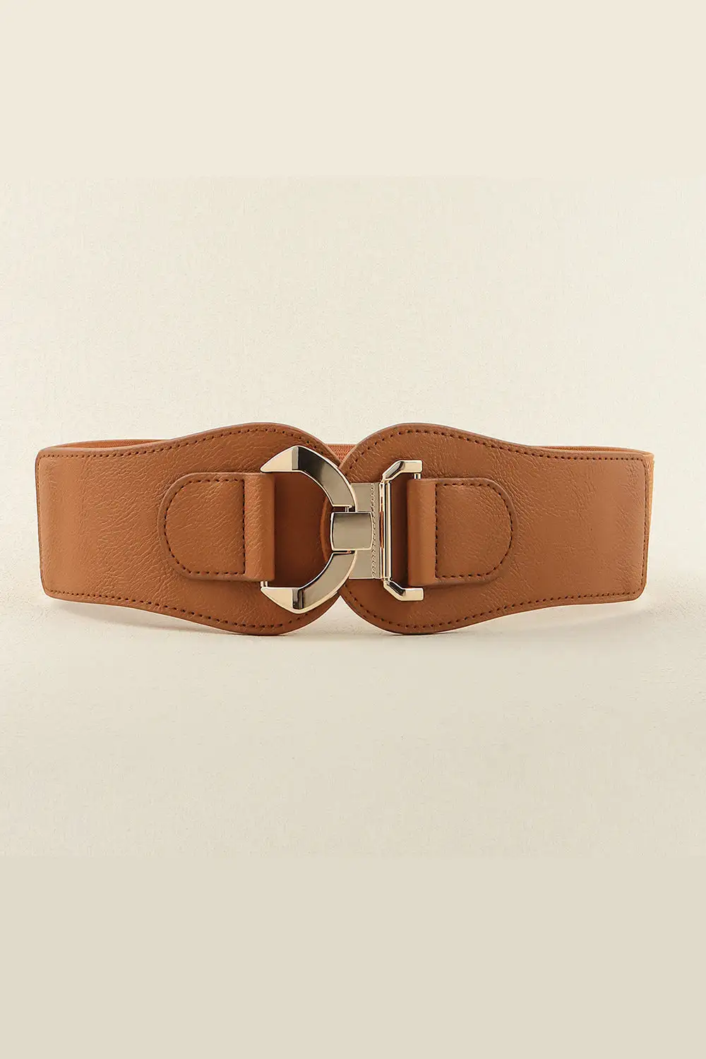 Rounded Buckle Waist Belt