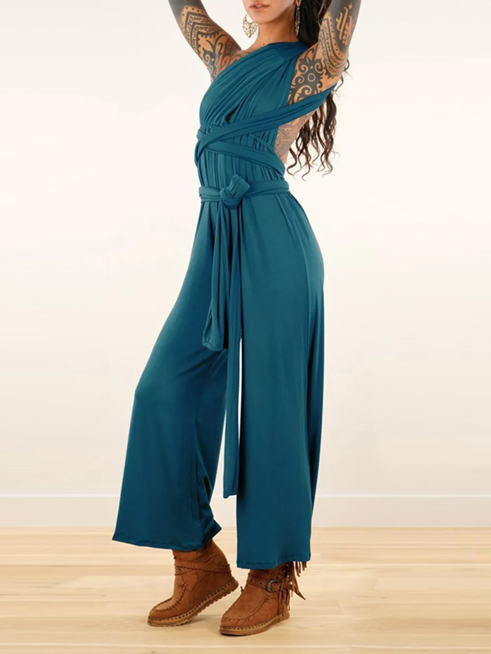 Tie Jumpsuit