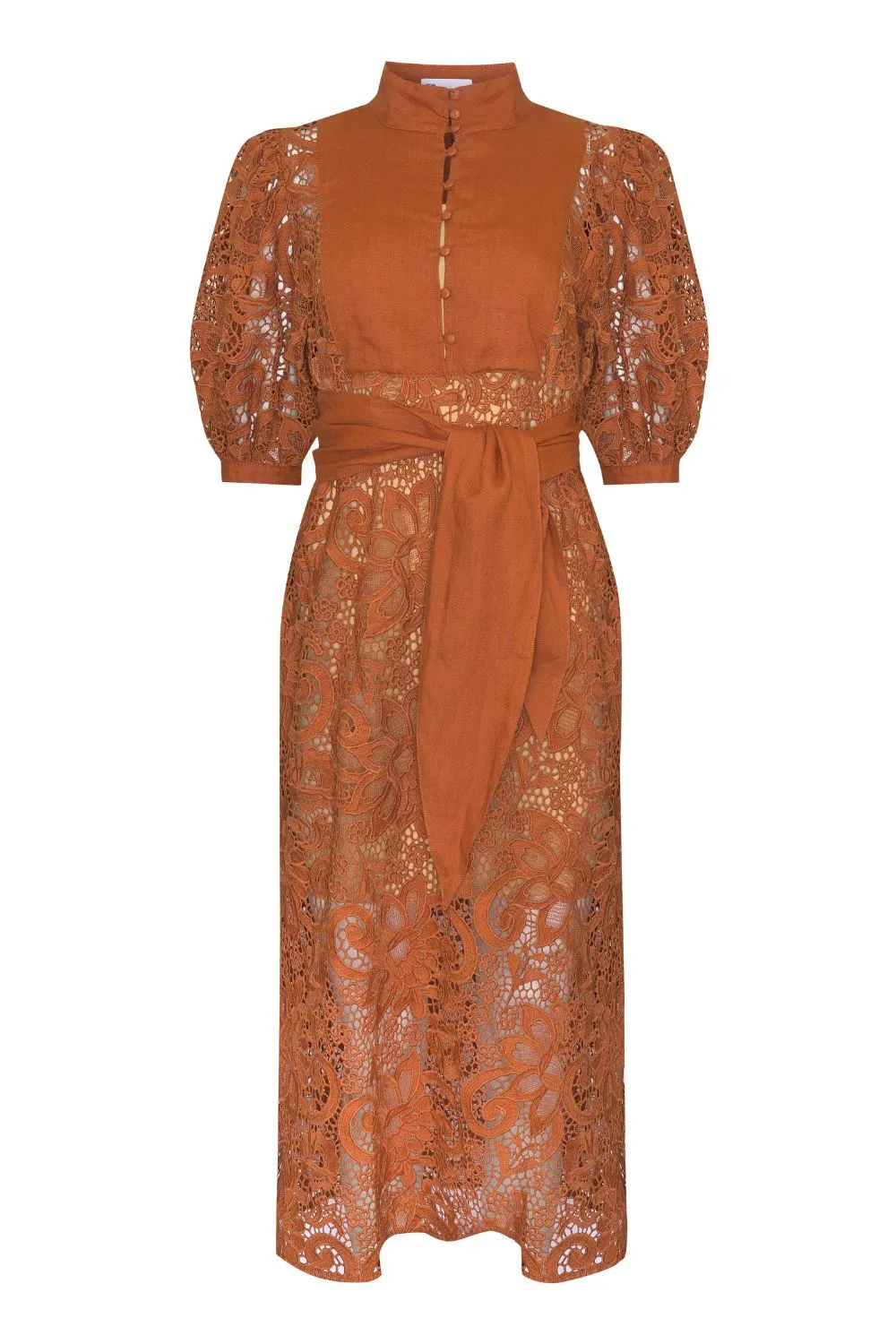 kinetic dress - toffee lace