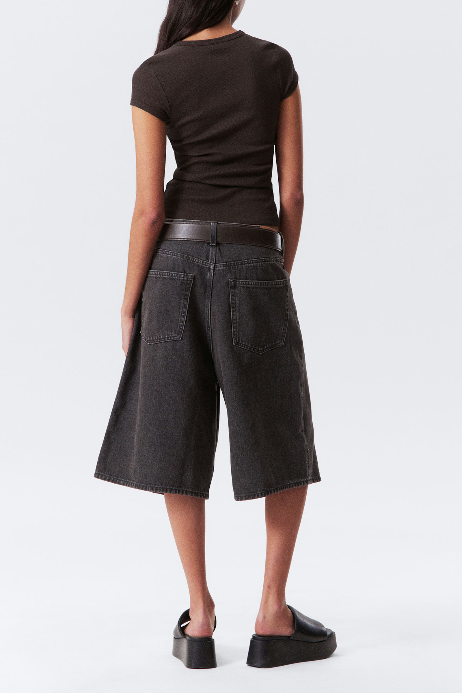 Ribbed Short Sleeve T-Shirt